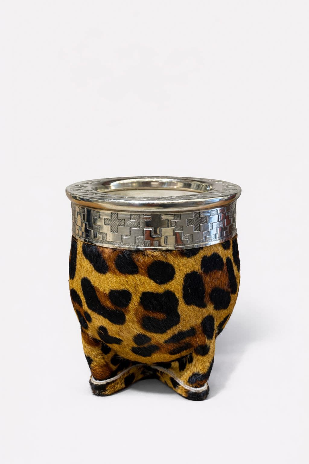 Mate Imperial con cuero animal print