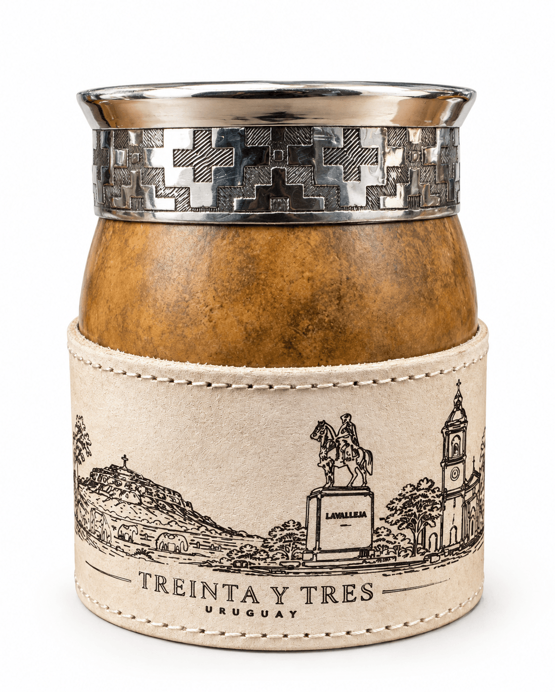 Foto de Mate Criollo Vaqueta Personalizada Treinta y Tres
