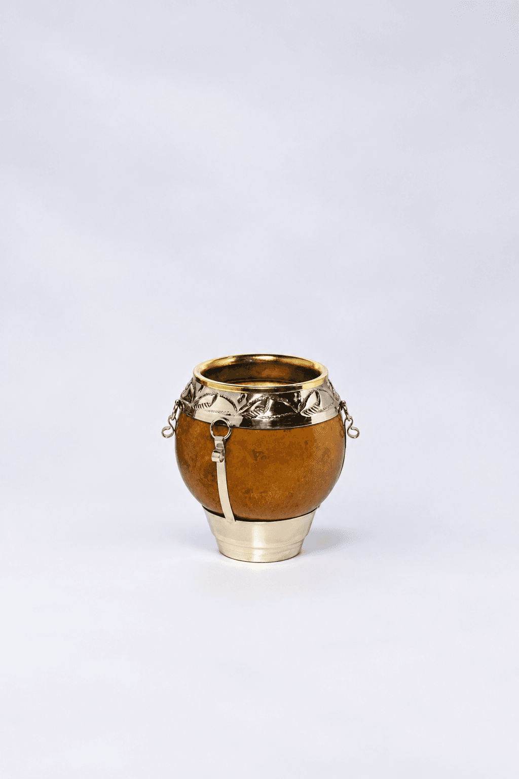 Foto de Mate Estribo Torpedo Alpaca y Bronce