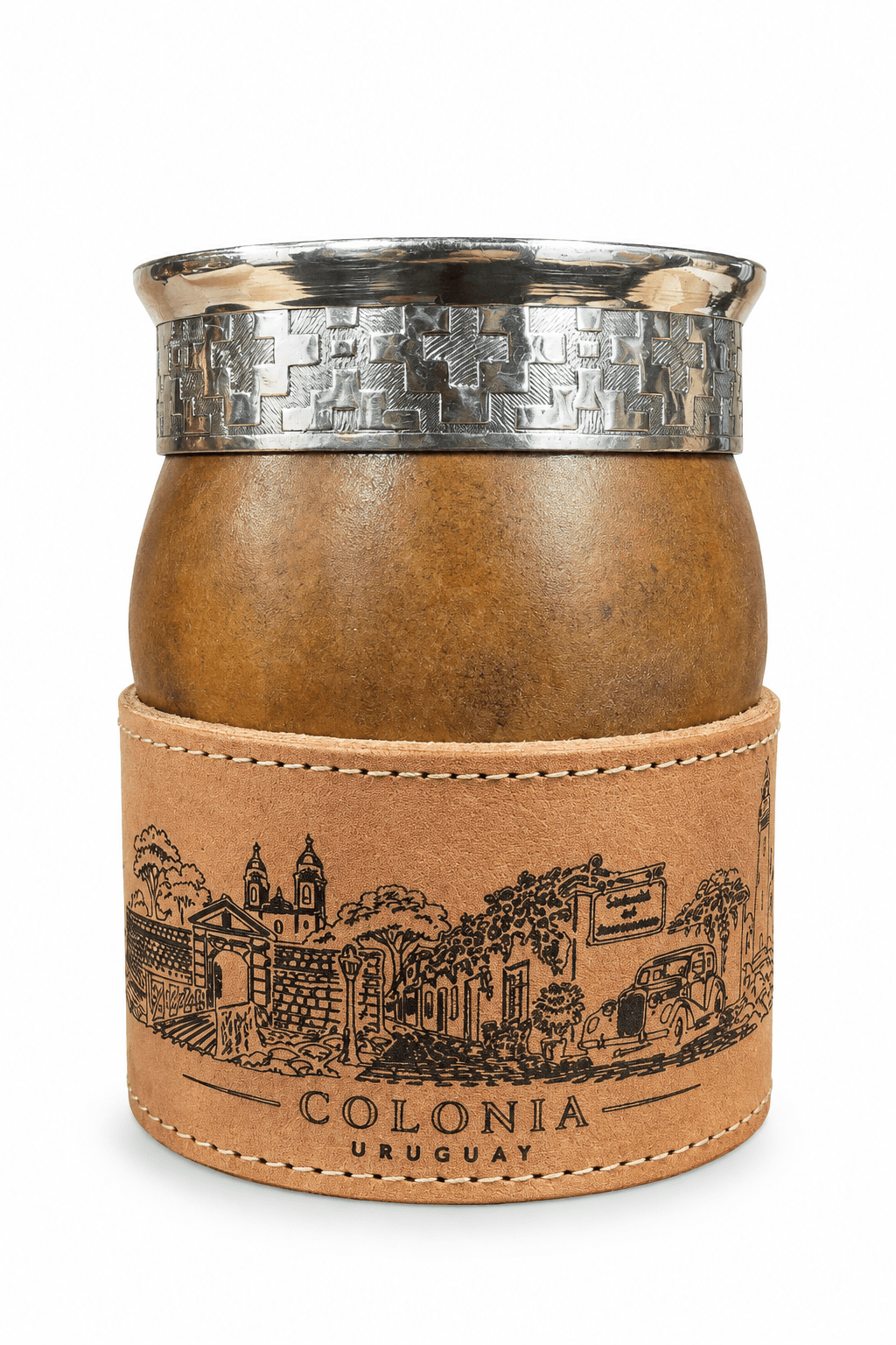 Foto de Mate Criollo Vaqueta Personalizada Colonia