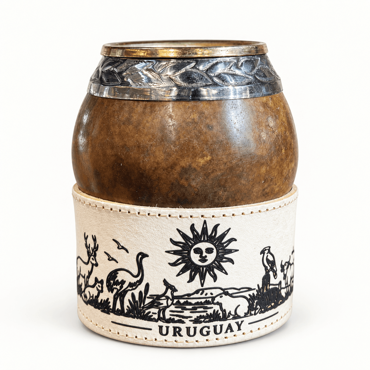 Foto de Mate Criollo Vaqueta Personalizada Uruguay