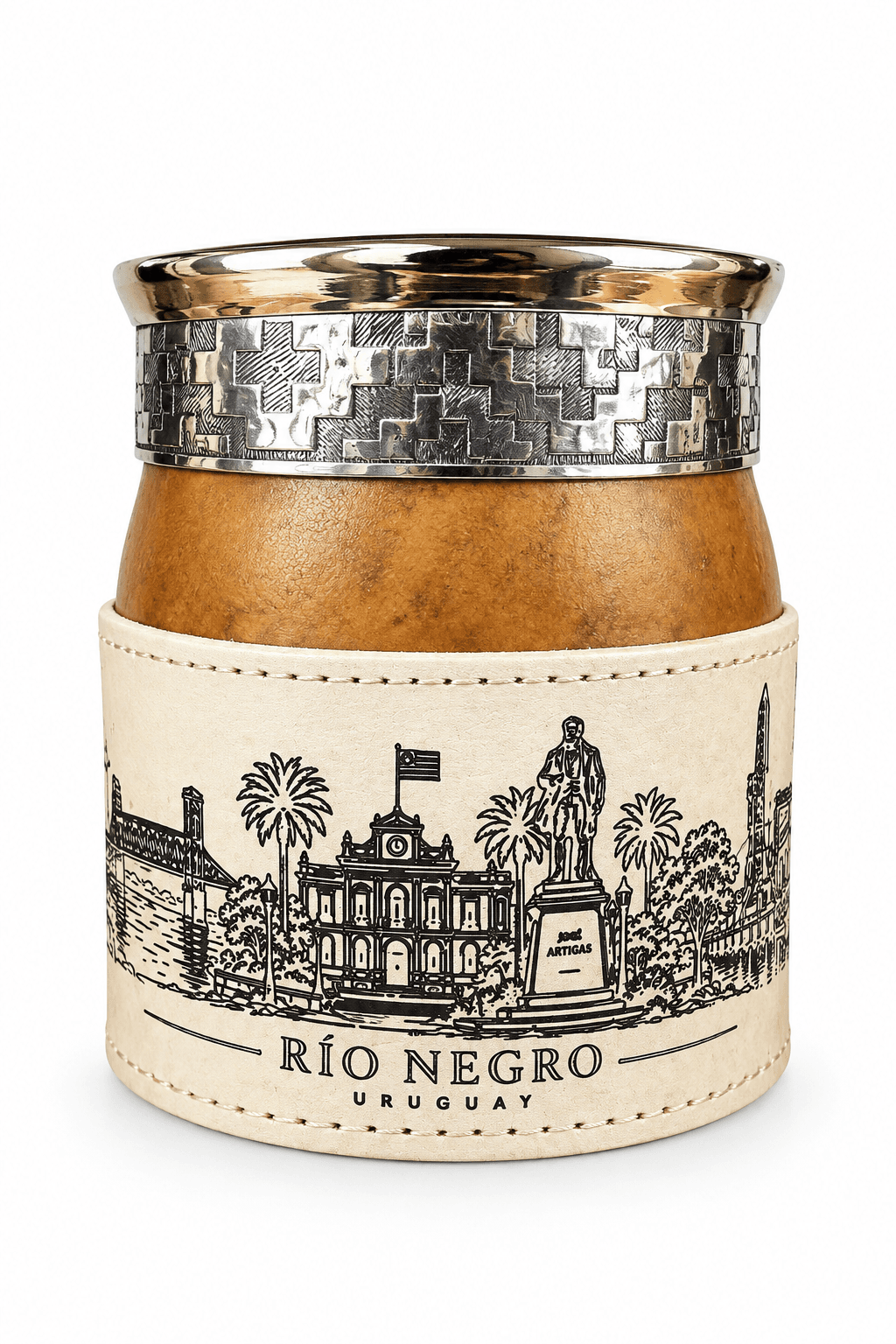 Foto de Mate Criollo Vaqueta Personalizada Rio Negro