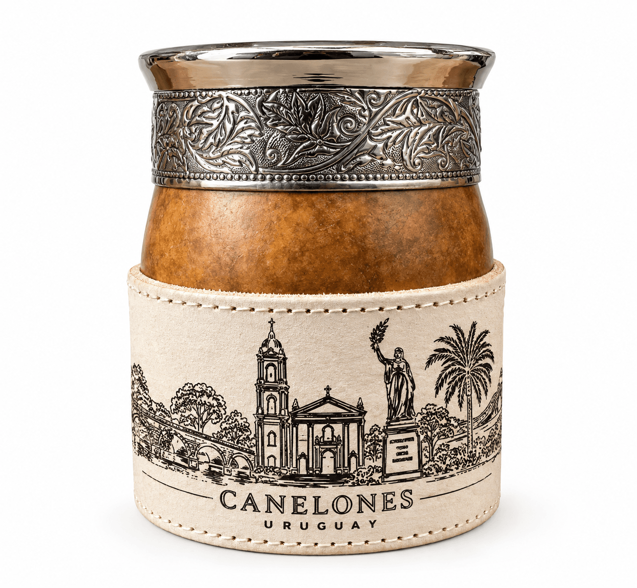 Foto de Mate Criollo Vaqueta Personalizada Canelones
