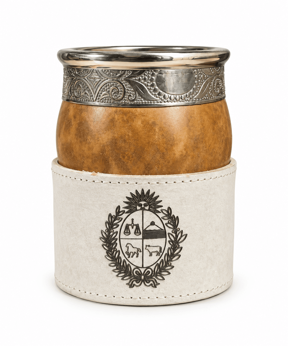 Foto de Mate Criollo Personalizado Escudo de Uruguay