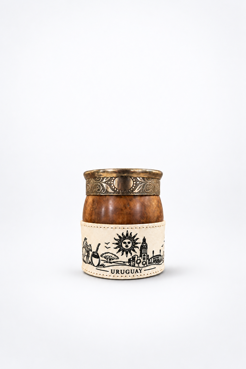 Foto de Mate Criollo Vaqueta Personalizada Uruguay