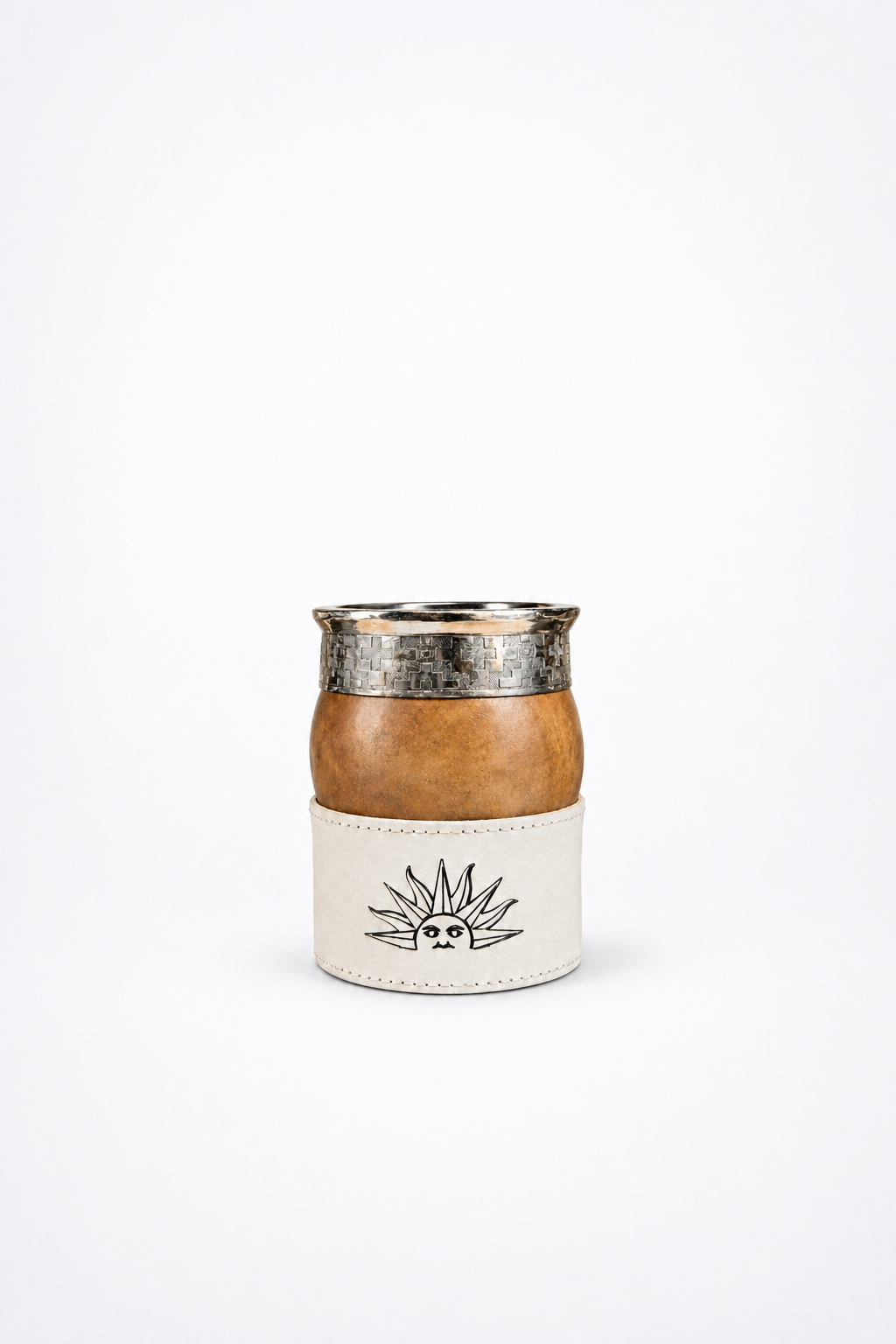 Foto de Mate Criollo Vaqueta Personalizada Sol Uruguayo